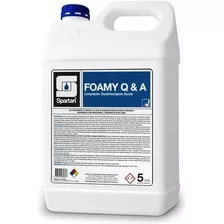 Limpiador Desinfectante Foamy Q&a 5 Litros Spartan