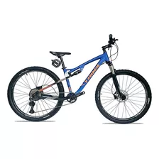 Bicicleta Trinx Brave 1.8 Aro 29 Doble Suspensión Enduro Color Azul Tamaño Del Cuadro M