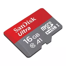 Tarjeta De Memoria Micro Sd Sandisk 16gb Clase 10