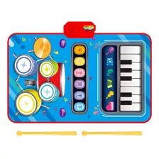 Tapete De Bateria De Piano Montessori Toys Electronic Piano