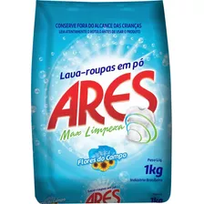 Lava-roupa Em Pó Perfumes Da Natureza Ares Max Limpeza 1kg