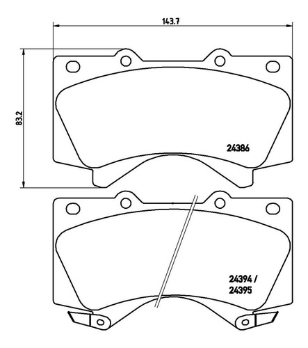 Balatas Delan / Toyota Tundra Sr5 2007 A 2020 Semimetlica Foto 2