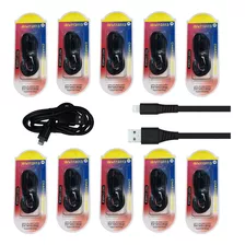 Kit 10 Cabos Carregador Usb Fast Charge iPhone 25w Atacado 