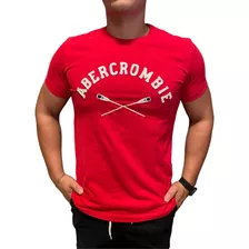 Camiseta Abercrombie And Fitch Rowing Vermelha Masculina