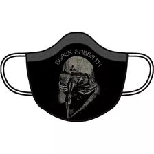 Máscara De Proteção Lavável Da Banda Black Sabbath