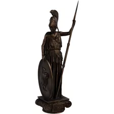 Estátua Atena Deusa Minerva Athena Resina
