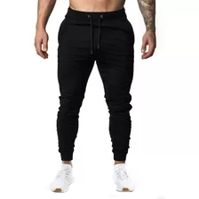 Calça Moletom Homem Jogger Cós Alto Bolso Lateral Promoção