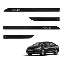 Jogo De Friso Lateral Cruze 2021 2022 2023 Preto Ouro Negro