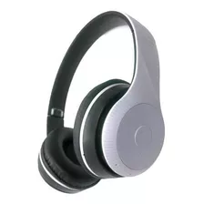 Fone De Ouvido Over Ear Bluetooth Grande Sem Fio Dobrável Cor Branco Cor Da Luz Sem Luz