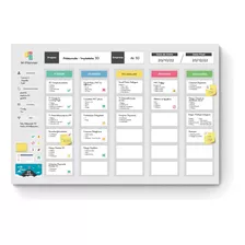 Quadro Kanban Pro P/ Scrum Ou Gerenciar Tarefas + Tecnologia Cor Cinza