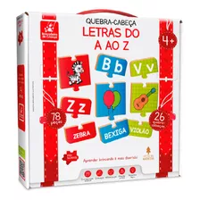 Jogo Letras Do A Ao Z Educativo Infantil -9305 B. De Criança