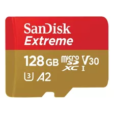 Tarjeta De Memoria Sandisk Sdsqxa1-128g-gn6ma Extreme Con Adaptador Sd 128gb