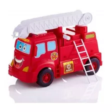 Brinquedo Bombeiros Em Ação Sortido Calesita Tateti 0408 Cor Vermelho Personagem Bombeiro