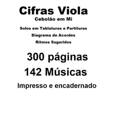 Cadernos Cifras Viola Caipira 3 Volumes 300 Pág 142 Músicas