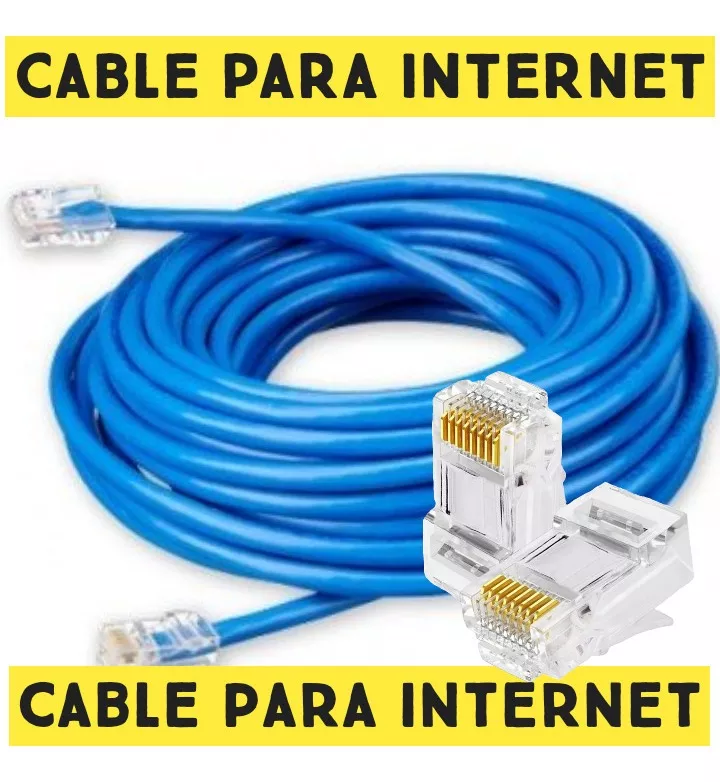 Cable Utp Cat6 Internet Por 10 Metros  Redes Cctv