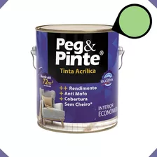 Tinta Eucatex Acrilica Pintura Parede Peg E Pinte 3,6l Cores Cor Verde Recife