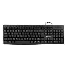 Teclado Com Fio Monocron Mn8260 Multimídia Preto