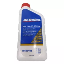 Óleo Lubrificante Acdelco 5w-30 Api Sn Sintético 1l 98550168