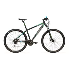 Mountain Bike Vairo Xr 3.8 2020 R29 L 24v Frenos De Disco Hidráulico Cambios Shimano 34.9 42t Y Shimano Acera Color Negro/verde/cian 