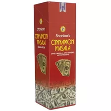 Incenso Shankar Cinnamon Masala 2 Pacotes 25 Caixinhas Cada