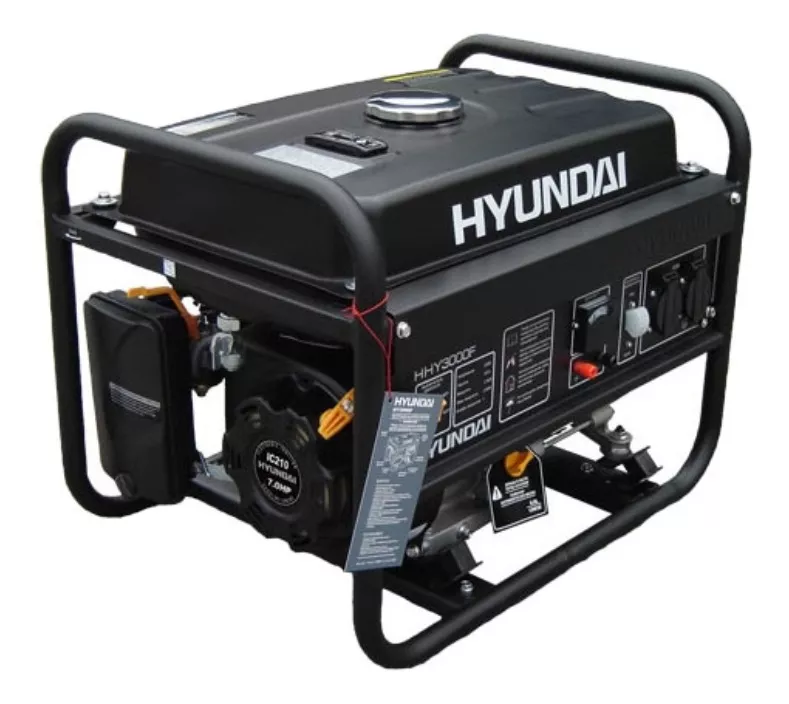 Generador Portátil Hyundai Hhy3000f 3 Kw Monofásico 220v