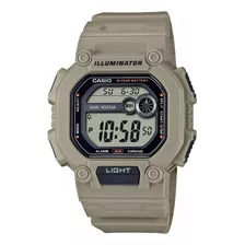 Reloj Casio W737 Hs-5a Verde Militar