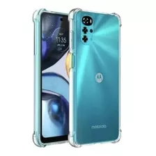 Funda Tpu Reforzada Transparente Para Motorola Moto G22