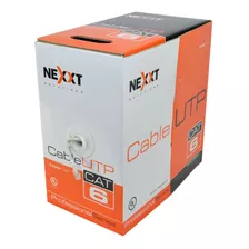Cable De Red Utp Nexxt Cat6 305metros Cobre 100% 24 Awg Azul