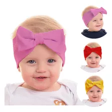 Tiara De Bebê Kit 10 Faixas Com Laço Infantil Menina Oferta