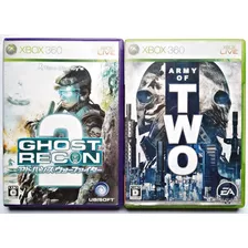 Jogos Ghost Recon 2 Army Of Two Xbox 360 Japonês Mídia Físic