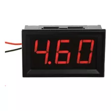 Voltimetro Digital Dc 4,5v-32v Vermelho