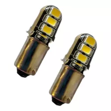 Par Lâmpadas Pingo 69 Ba9s 6 Led Smd 5630 Samsung 12v 4300k