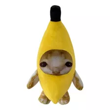 Peluche Banana Cat Happy Happy Happy Tik Tok Felpa 20 Cm