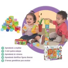 Brinquedos Educativos Cubinhos 5 Em 1