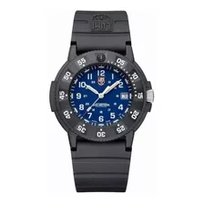 Reloj Luminox Original Navy Seal Xs.3003.evo Agente Oficial Color De La Malla Negro Color Del Bisel Negro Color Del Fondo Azul