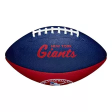 Bola De Futebol Americano Nfl Mini Team Retrô Wilson Cor New Yoirk Giants