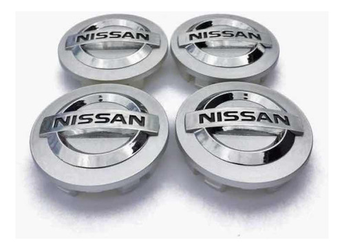 Centros De Llantas Insignia Nissan Gris 54 Mm Foto 3