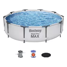 Piscina Estrutural 4.678l Pro Max + Filtro 110v/220v + Capa