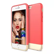 Carcasa Maxboost Slim Case Para iPhone 6 6s Plus Rojo