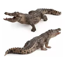 Jacaré Crocodilo Animais Selvagens De Borracha Mundo Animal