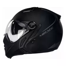 Capacete Para Moto Multi-modular Peels Mirage Preto-fosco New Classic Tamanho 61