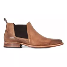 Zapato Bota Cuero Hombre Briganti Premium Elegante Hcbo00900