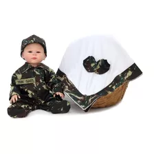 Kit Saída De Maternidade Menino Personalizado Camuflado 