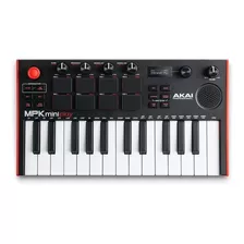 Teclado Controlador Akai Mpk Miniplay Mk3 1 Ano Garantia