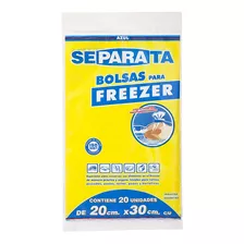 Separata Bolsa Para Freezer(20x30)x 20 Uds