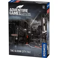 Juego De Mesa De Aventura: The Gloom City File/cooperativo