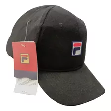 Gorra Fila Tenis Pin Patch Negro