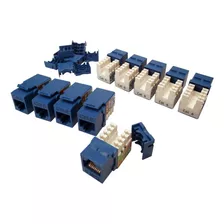 Shaxon Jack Keystone De Categoria 6 Rj45 A 110 Paquete De