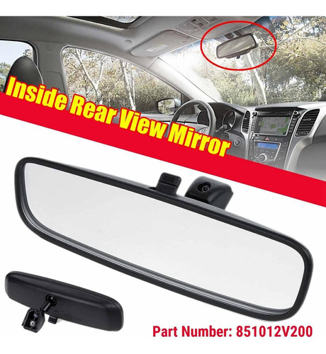 Espejo Retrovisor Interior 851013x100 Para Hyundai Sonata El Foto 2