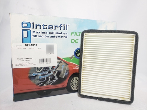 Filtro De Cabina Vw Pointer 1.8 2002-2010 Interfil Cfl-1016 Foto 2